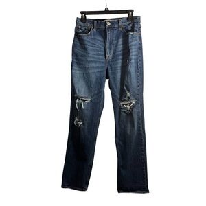Abercrombie & Fitch Ankle Straight Ultra High Rise Jeans